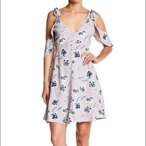 ASTR the Label Cold Shoulder Floral Dress